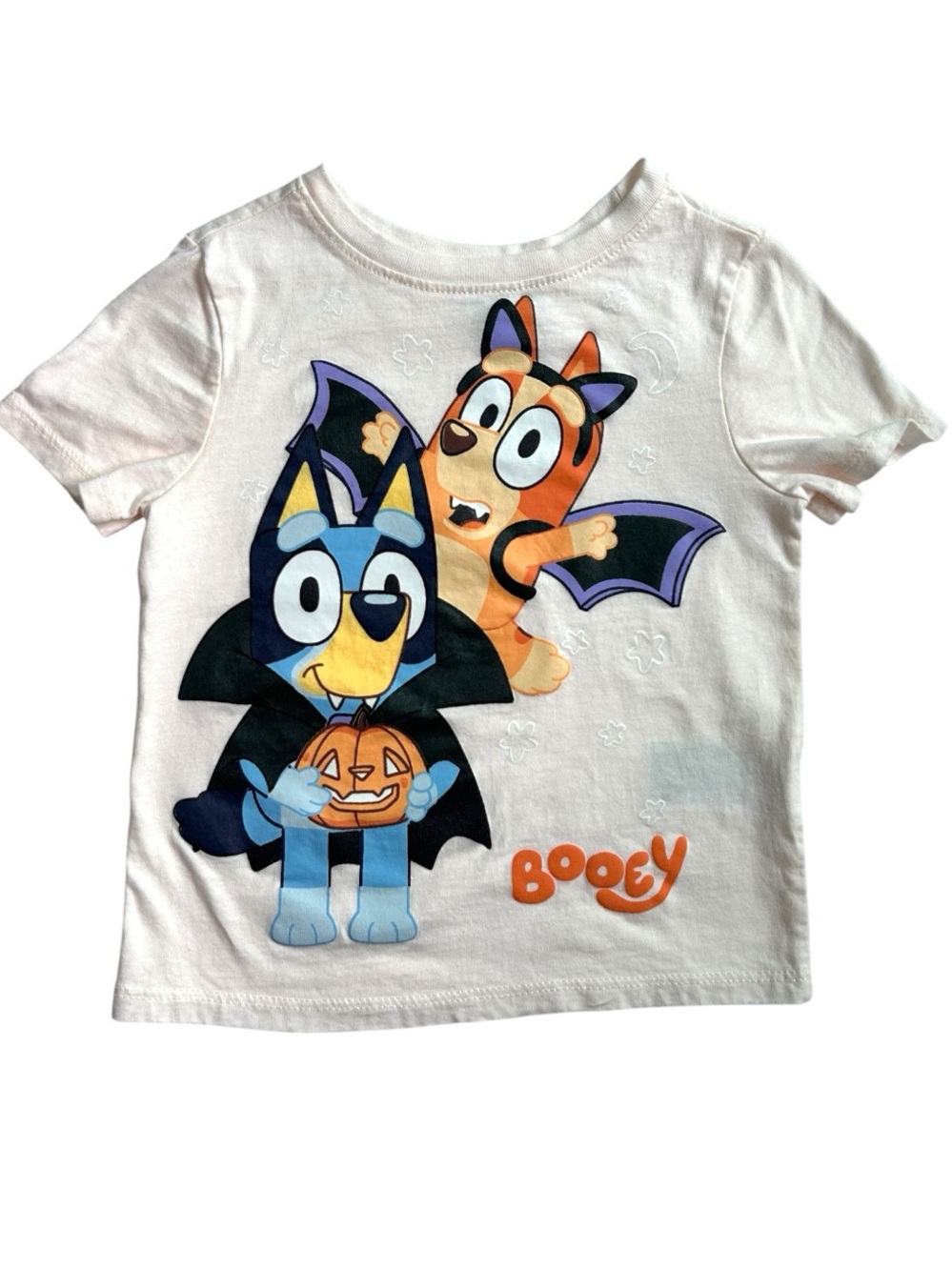 Toddler White 'Bluey' Halloween Graphic Tee